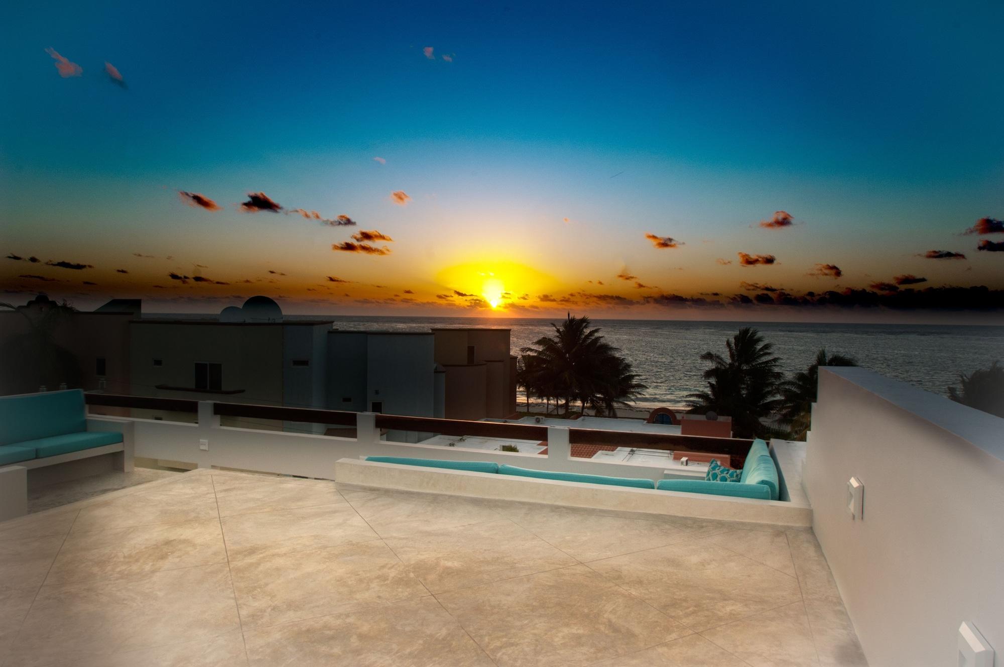Villa Casa Agua Azul Puerto Morelos Exterior foto