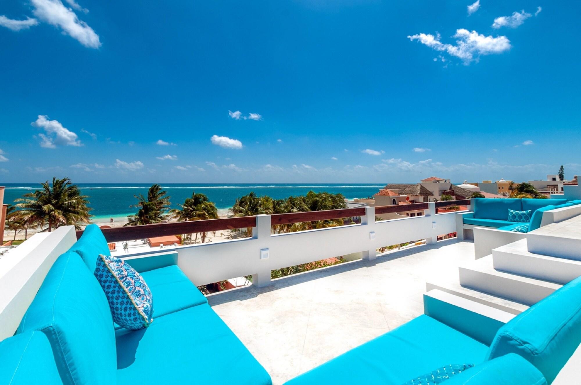 Villa Casa Agua Azul Puerto Morelos Exterior foto